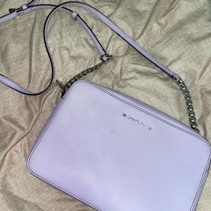 Purple micheal kors jetset purse